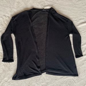 Black cardigan